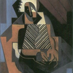 Sitting peasant woman by Juan Gris